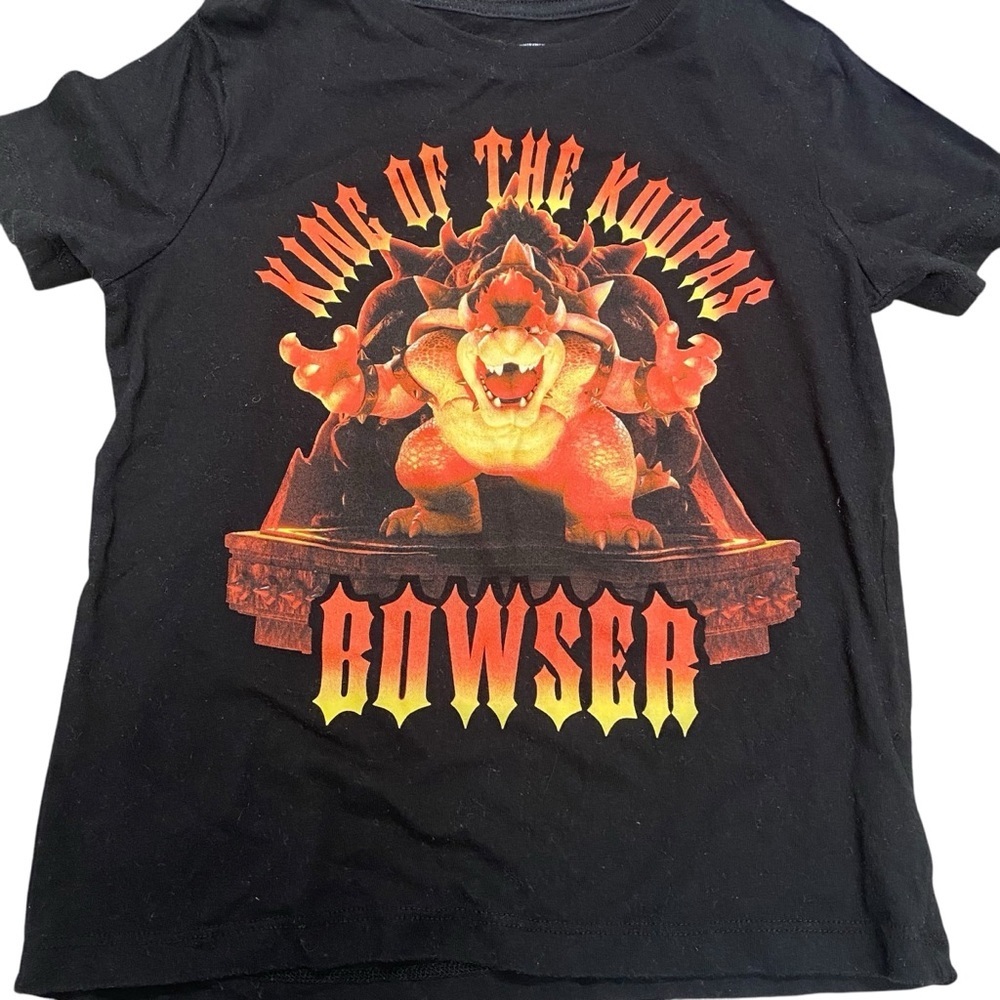 Nintendo Super Mario Old Navy Cat & Jack Boys Short Sleeve Graphic Tee Sz S- 6/7 - Picture 2 of 11
